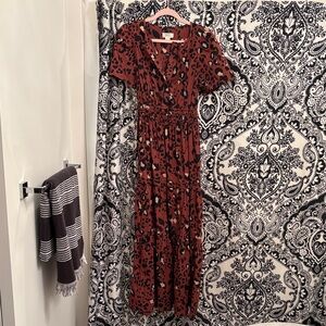 Maeve Leopard Print Maxi Dress